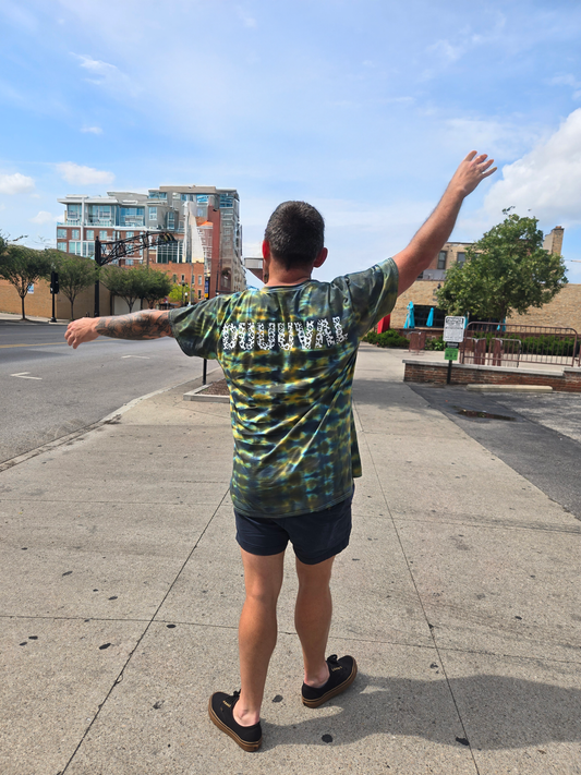 Jags/Duval Stripe Tie dye shirt