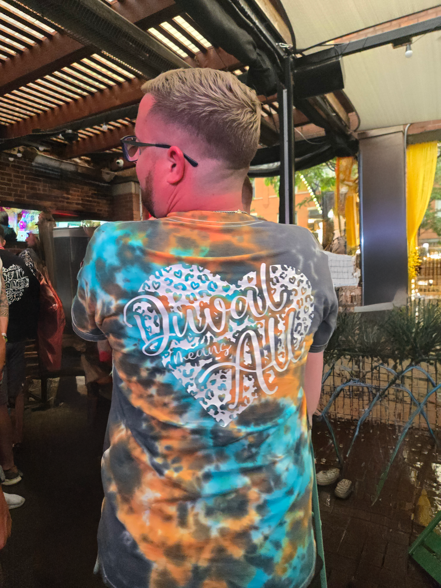 Jags/Duval Crumple Tie dye shirt