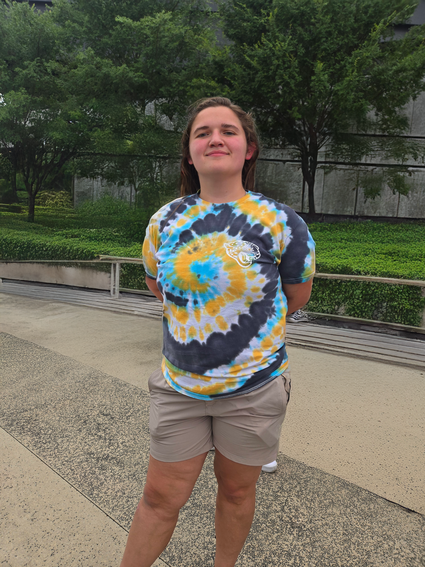 Jags/Duval Swirl Tie dye shirt