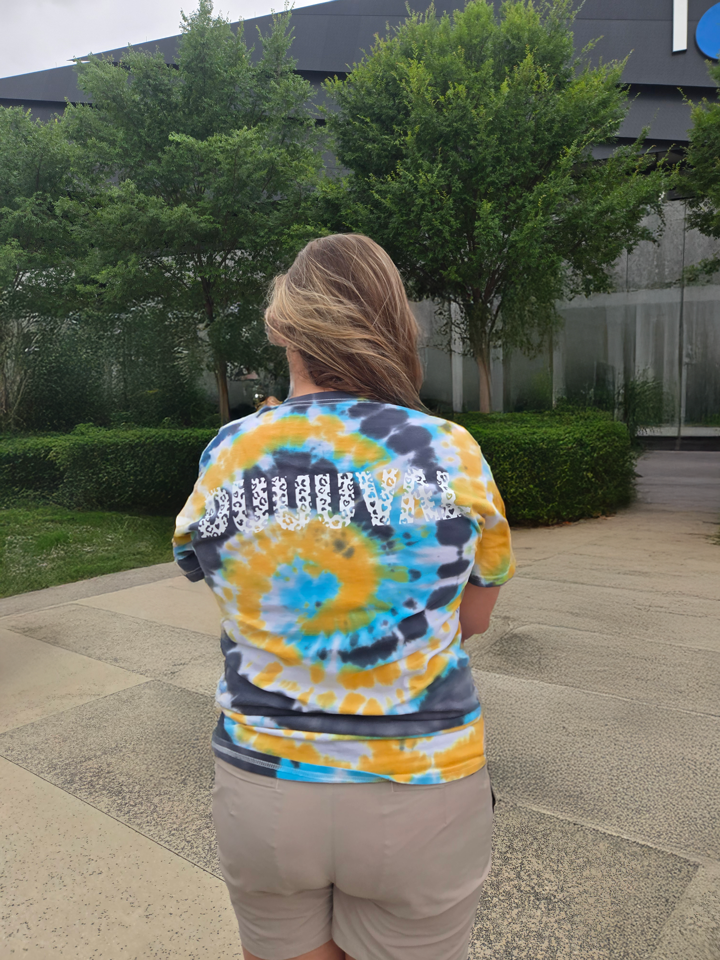 Jags/Duval Swirl Tie dye shirt