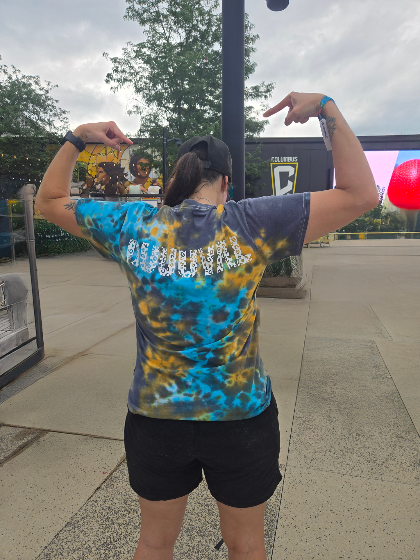 Jags/Duval Crumple Tie dye shirt