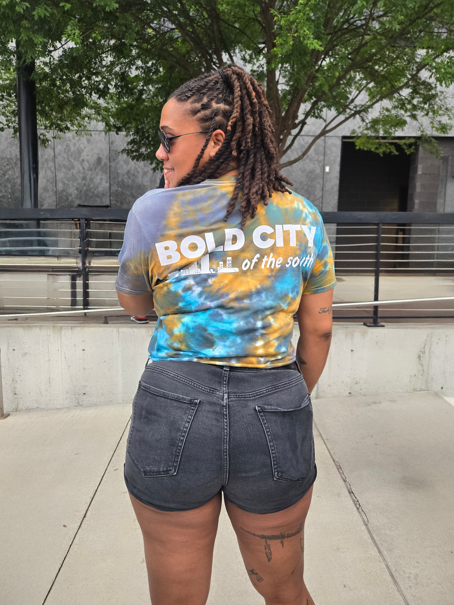 Jags/Duval Crumple Tie dye shirt