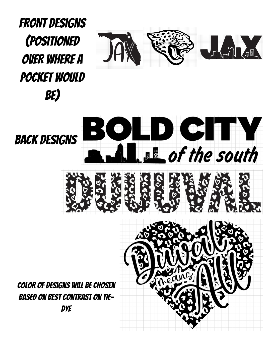 Jags/Duval Stripe Tie dye shirt